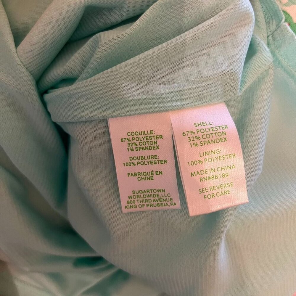 NWOT LILLY PULITZER Eden Poolside Beach Walk Shift Dress Size M Multicolor - Picture 10 of 11